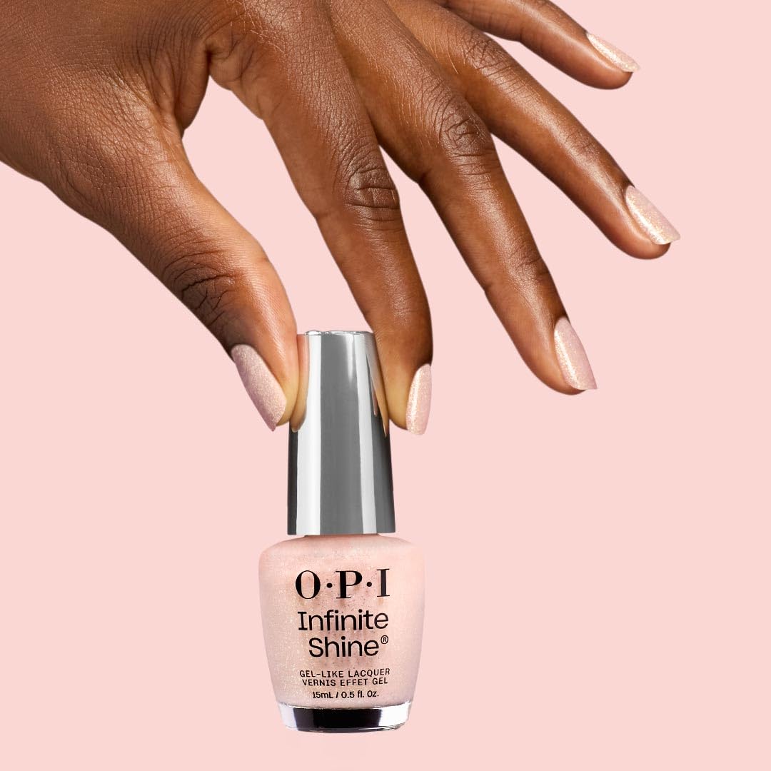 OPI Infinite Shine Nail Polish Slay Awhile glossy finish close-up