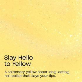 OPI Infinite Shine Nail Polish Slay Hello to Yellow packaging