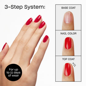 OPI Infinite Shine Nail Polish Stellar Tips application process