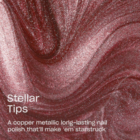 OPI Infinite Shine Nail Polish Stellar Tips swatch on nail
