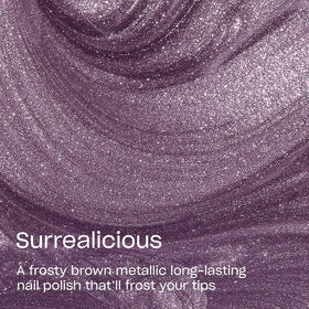 OPI Infinite Shine Nail Polish Surrealicious application on nails