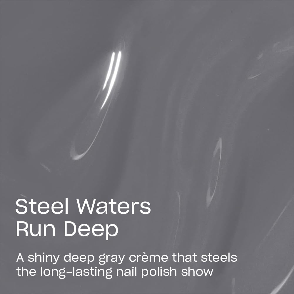 OPI Infinite Shine Steel Waters Run Deep Nail Polish application brush