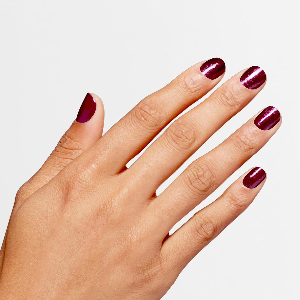 OPI Infinite Shine Vamp Champ applied on nails