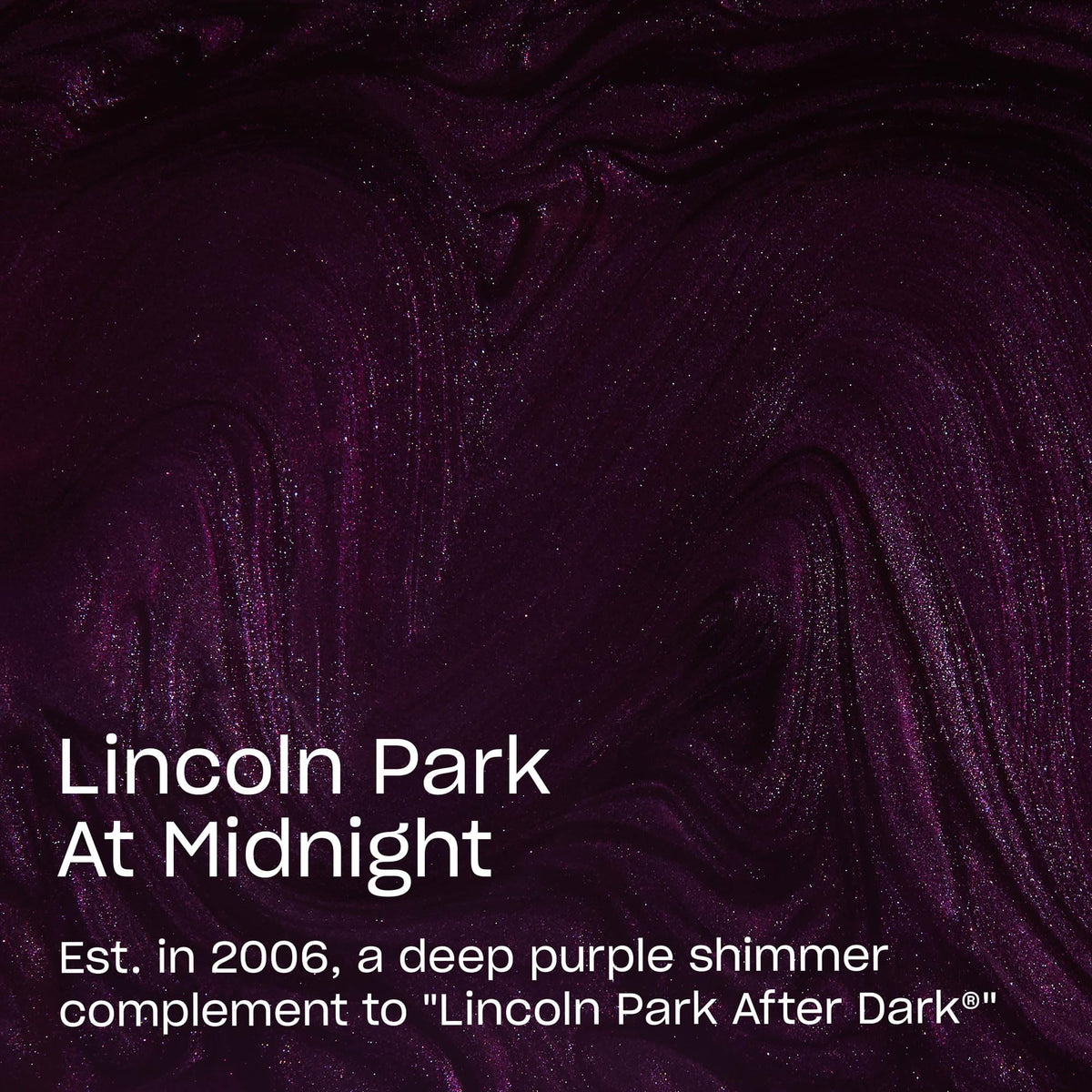 OPI Lincoln Park at Midnight nail polish brush close-up