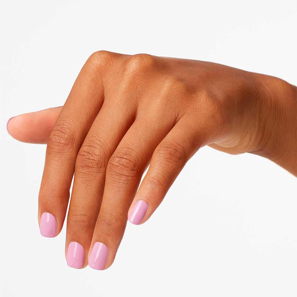 OPI Lucky Lucky Lavender Nail Polish application on nails