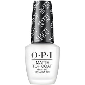 OPI Matte Top Coat bottle front view with matte finish