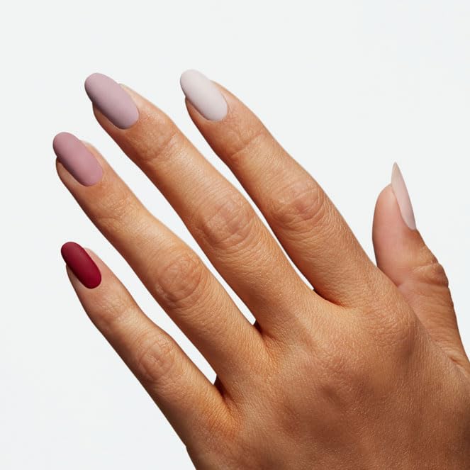 OPI Matte Top Coat packaging with product details