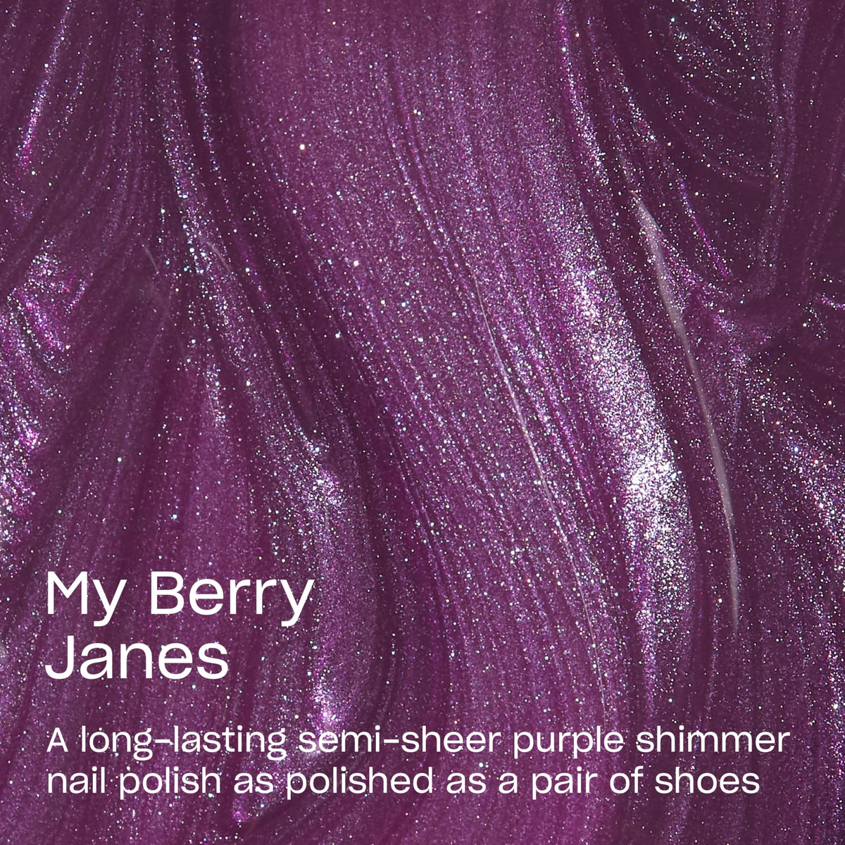 OPI My Berry Janes nail polish brush close-up