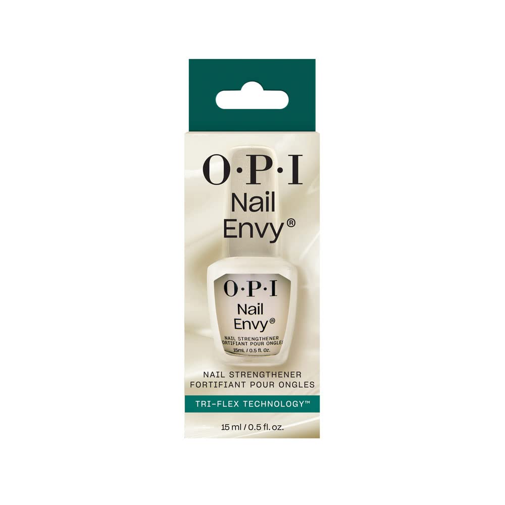 OPI Nail Envy Nail Strengthener Clear on a table