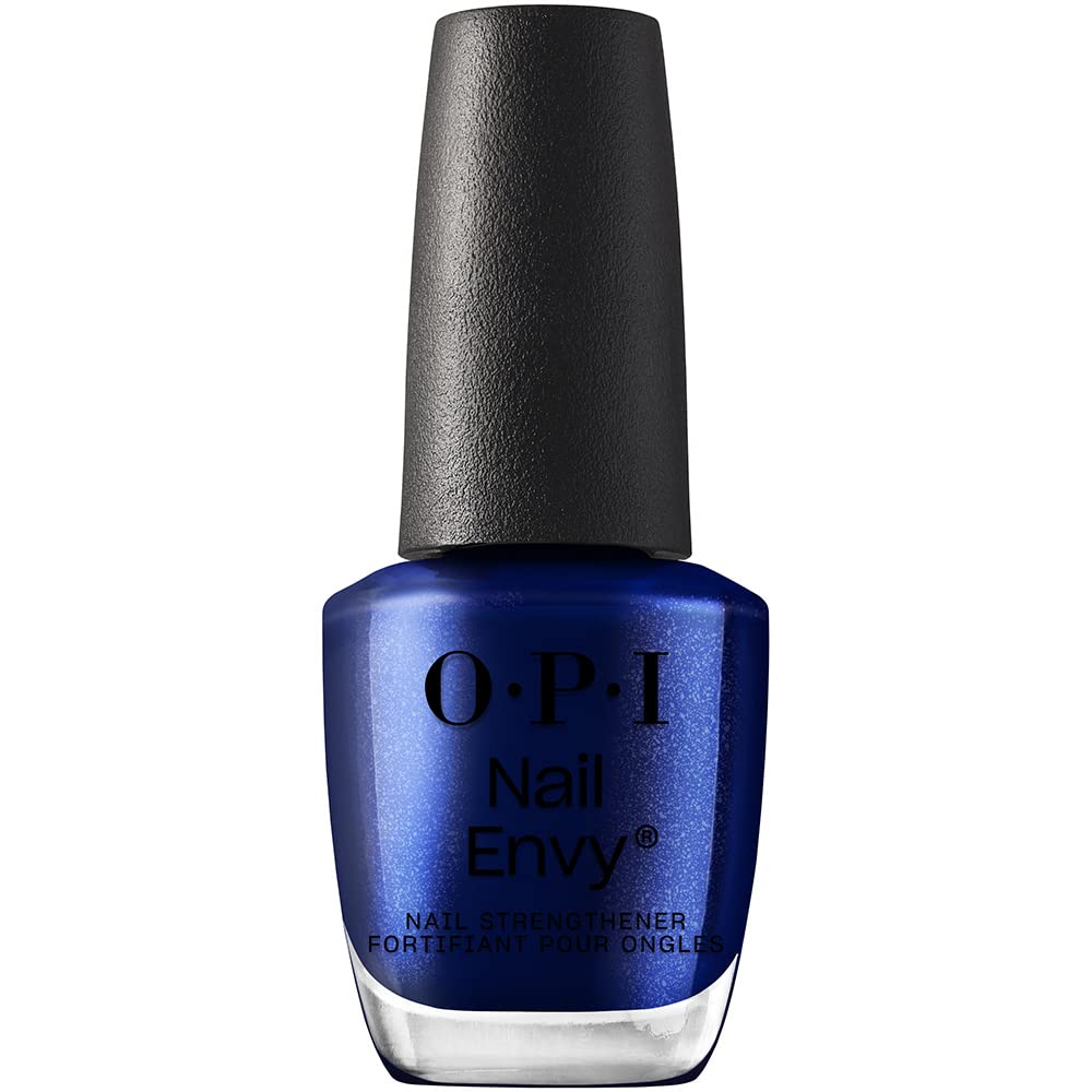 OPI Nail Envy Strengthener All Night Strong dark blue bottle front view