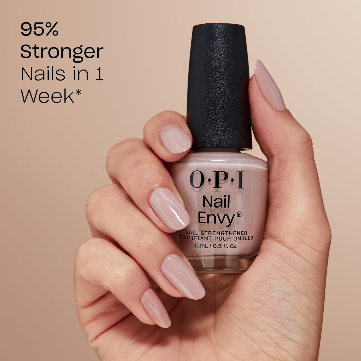 OPI Nail Envy Strengthener Double Nude-y brush detail
