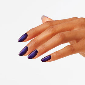 OPI Nail Lacquer Abstract After Dark dark purple shimmer bottle side view