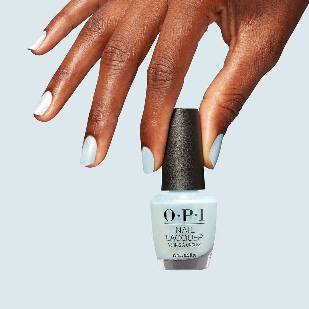 OPI Nail Lacquer Air We Go bottle with shimmer effect
