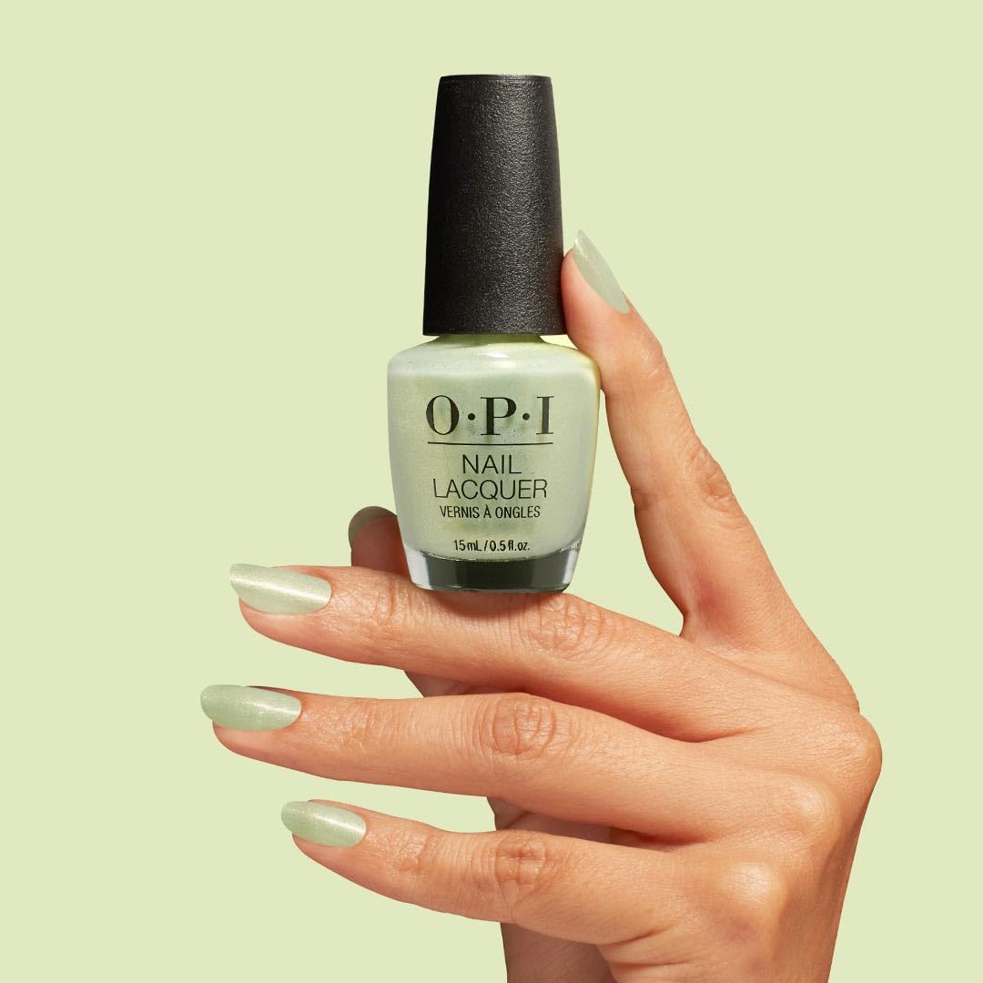 OPI Nail Lacquer AppointMINT Confirmed in a lifestyle setting