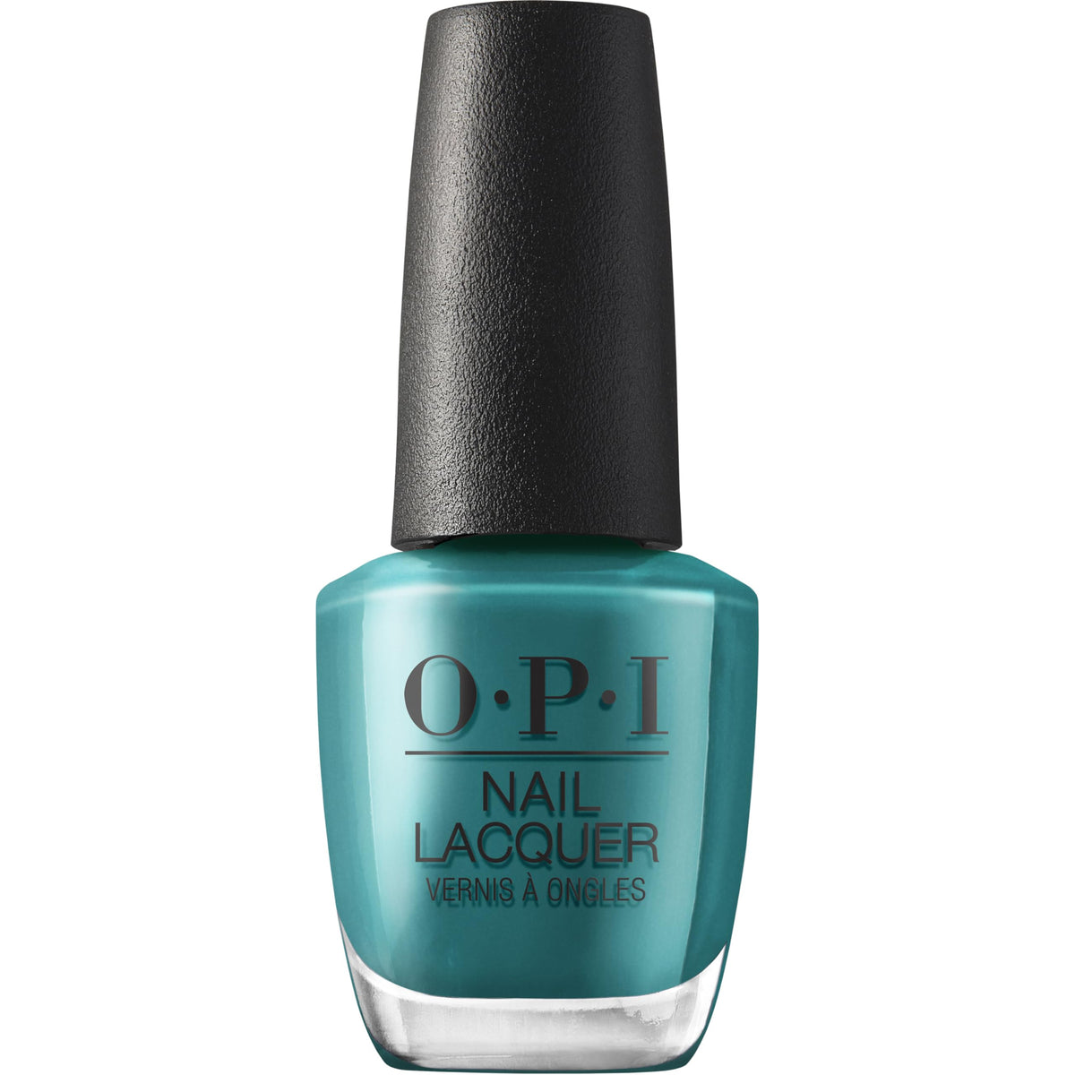 OPI Nail Lacquer Baby Tee-l opaque cool dark teal polish bottle front view