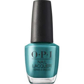 OPI Nail Lacquer Baby Tee-l opaque cool dark teal polish bottle front view