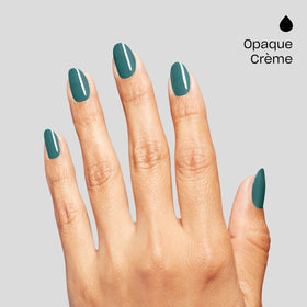 OPI Nail Lacquer Baby Tee-l packaging with teal polish