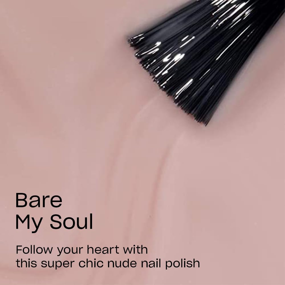 OPI Nail Lacquer Bare My Soul brush close-up