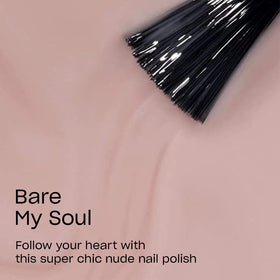 OPI Nail Lacquer Bare My Soul brush close-up