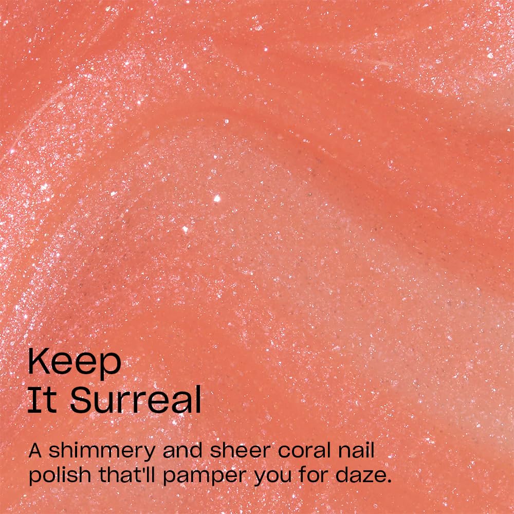 OPI Nail Lacquer bottle with vibrant coral shimmer