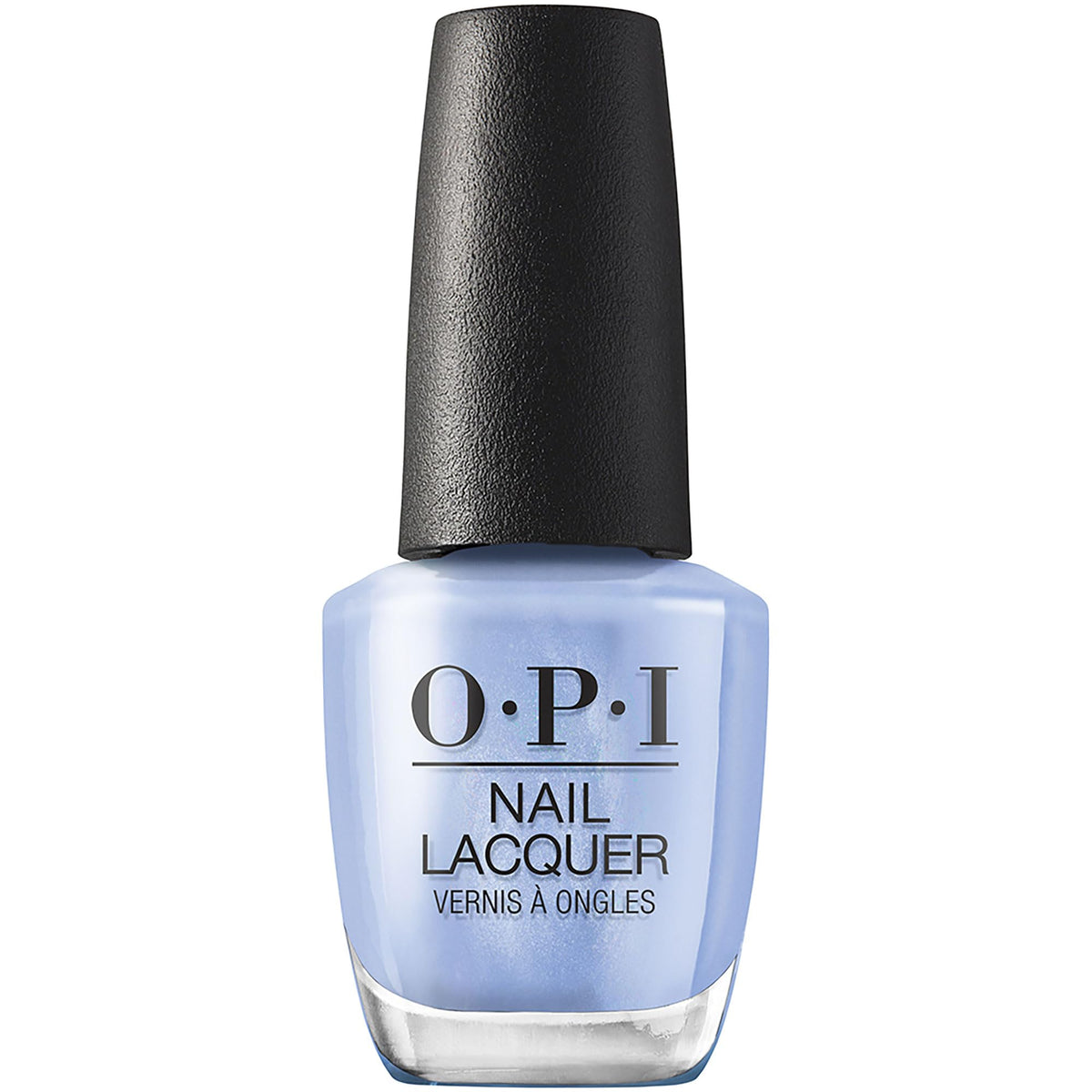 OPI Nail Lacquer Can't CTRL Me light blue shimmer polish front view