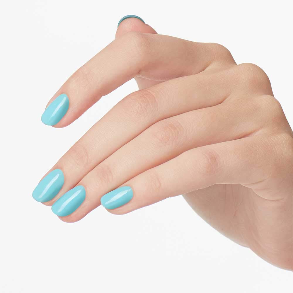 OPI Nail Lacquer Can’t Find My Czechbook bottle with a background of nail art