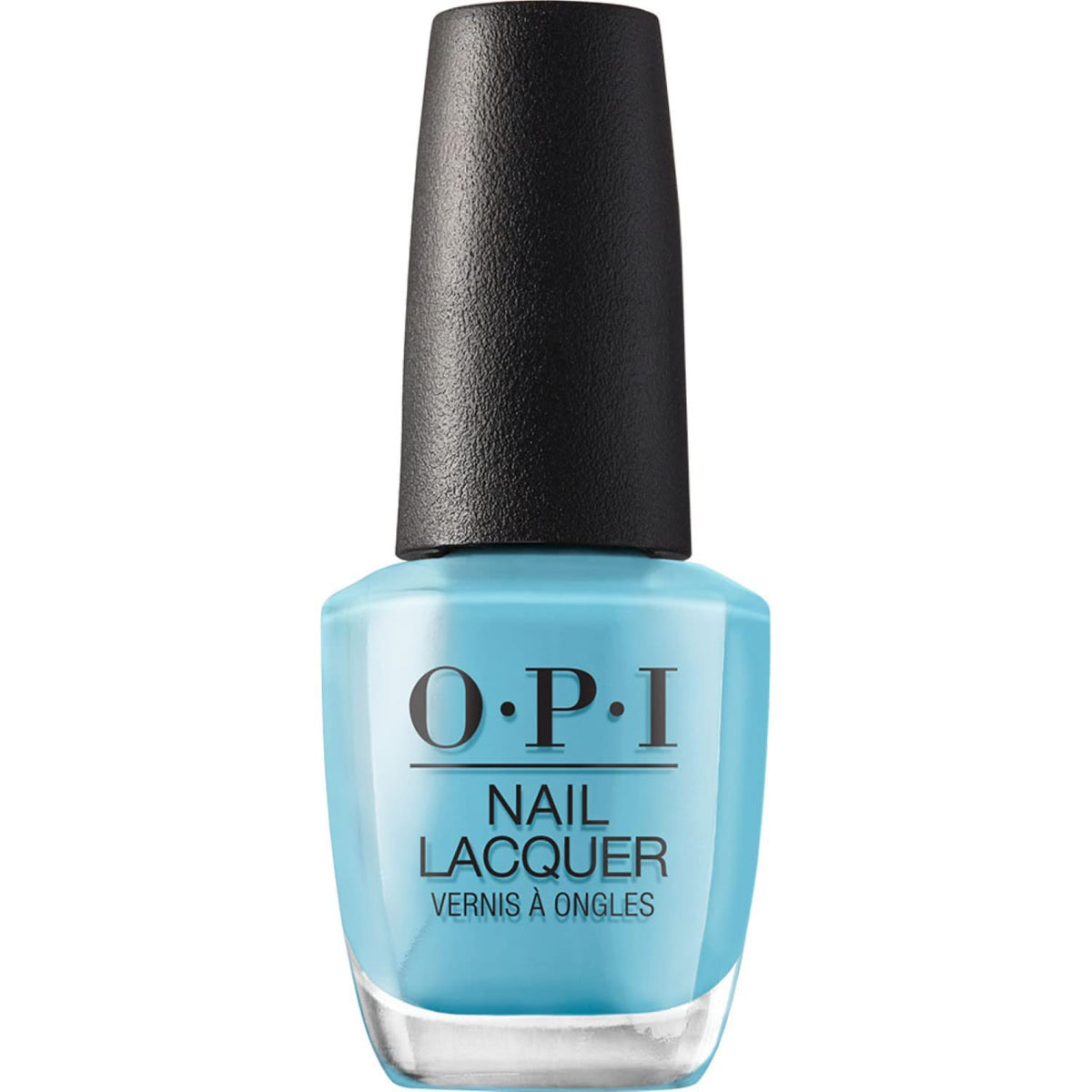 OPI Nail Lacquer Can’t Find My Czechbook bright blue bottle front view