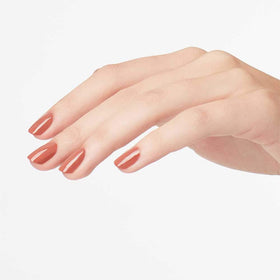 OPI Nail Lacquer Chocolate Moose applied on nails