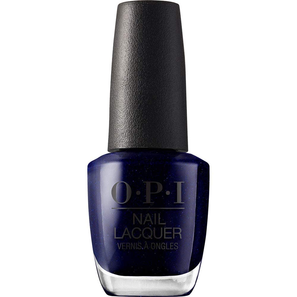 OPI Nail Lacquer Chopstix and Stones dark blue shimmer front view