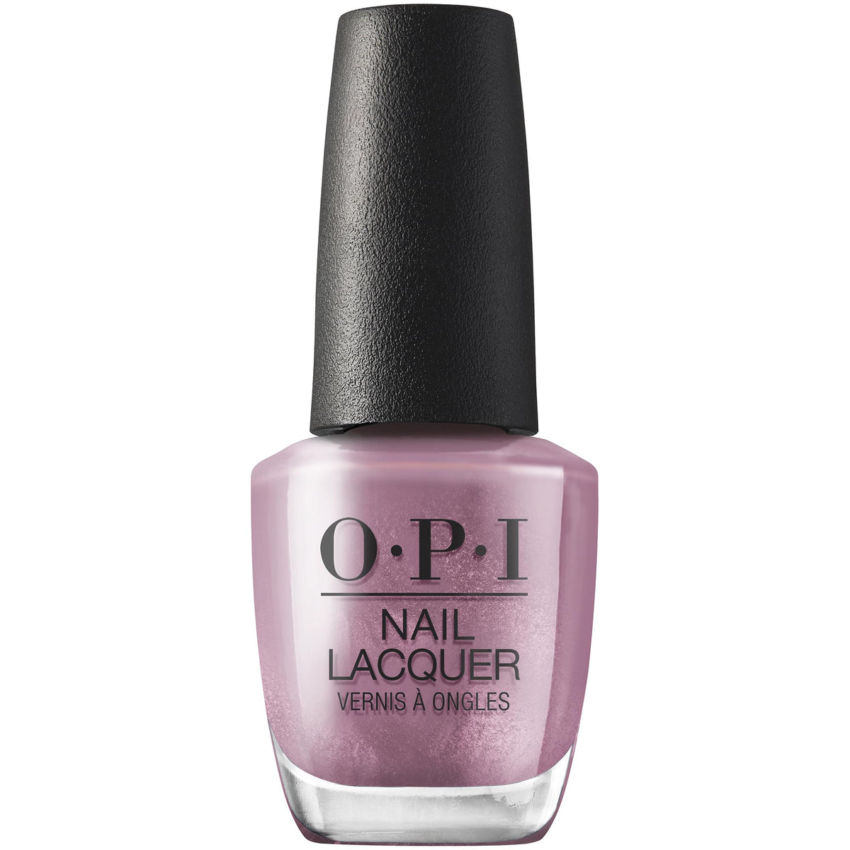OPI Nail Lacquer Cyborn Again bright purple metallic polish front view