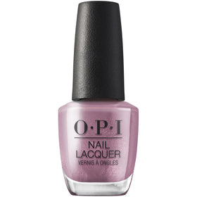 OPI Nail Lacquer Cyborn Again bright purple metallic polish front view