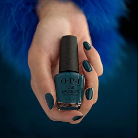 OPI Nail Lacquer Drama at La Scala packaging with shade label
