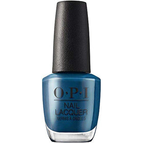 OPI Nail Lacquer Duomo Days, Isola Nights dark blue polish front view