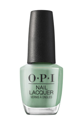 OPI Nail Lacquer $elf Made bright green nail polish bottle front view
