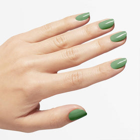 OPI Nail Lacquer $elf Made bright green polish with high-shine finish