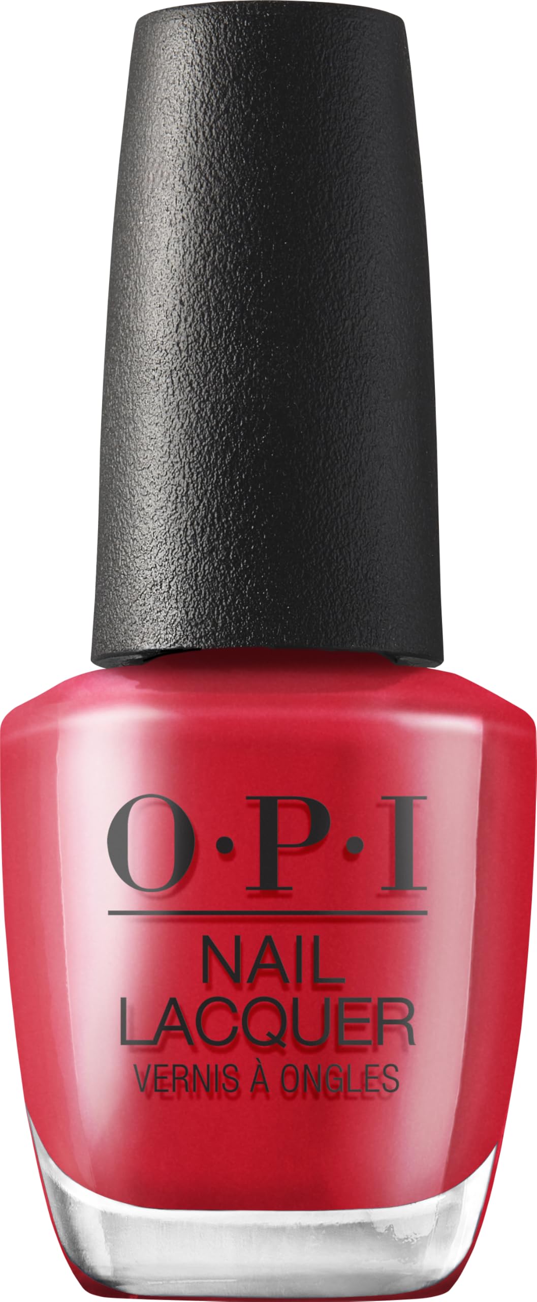 OPI Nail Lacquer Emmy, Have You Seen Oscar? bright red polish bottle front view