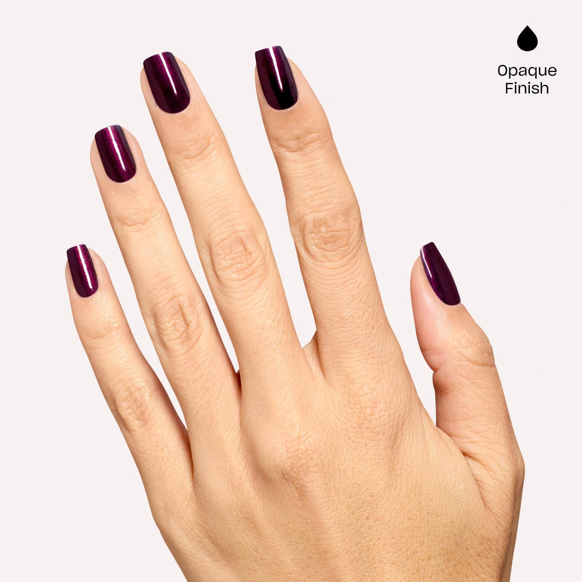 OPI Nail Lacquer Every Month is Oktoberfest dark purple shimmer packaging