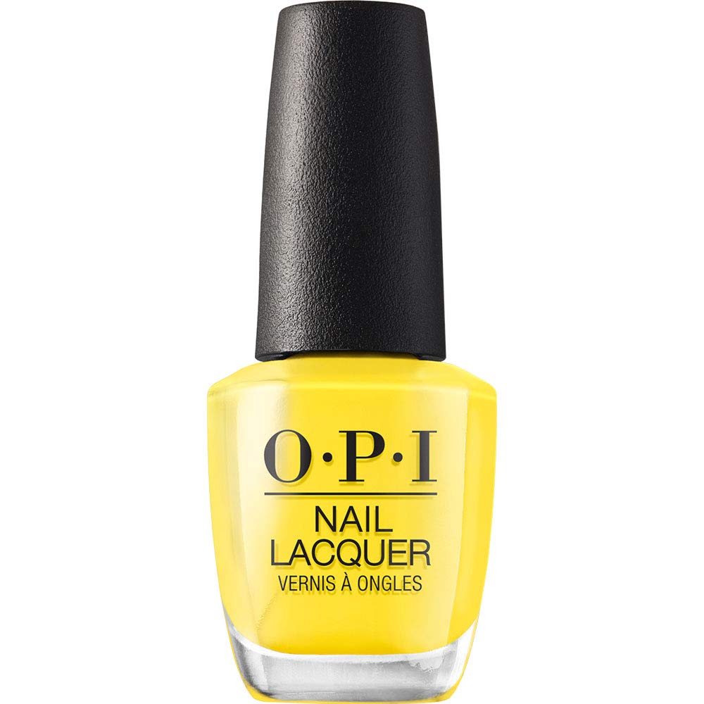 OPI Nail Lacquer Exotic Birds Do Not Tweet soft yellow bottle front view
