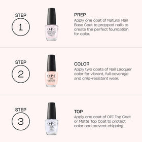 OPI Nail Lacquer Flex on the Beach packaging and label