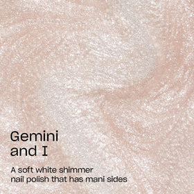 OPI Nail Lacquer Gemini and I bottle side view