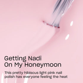 OPI Nail Lacquer Getting Nadi On My Honeymoon soft pink brush close-up