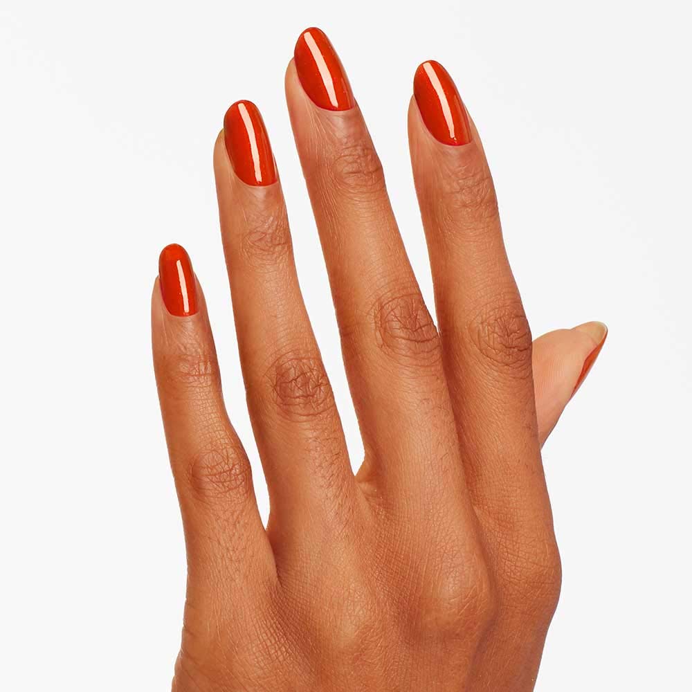 OPI Nail Lacquer Gimme a Lido Kiss swatch on nails