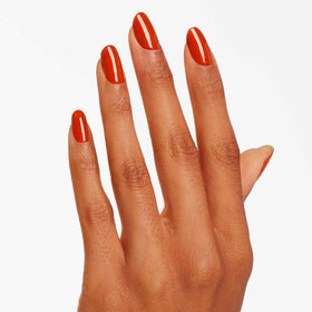 OPI Nail Lacquer Gimme a Lido Kiss swatch on nails