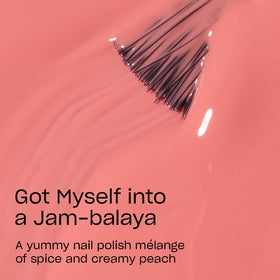 OPI Nail Lacquer Got Myself into a Jam-balaya bottle with label