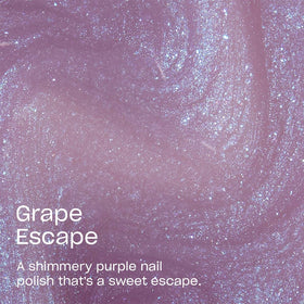 OPI Nail Lacquer Grape Escape swatch on nails