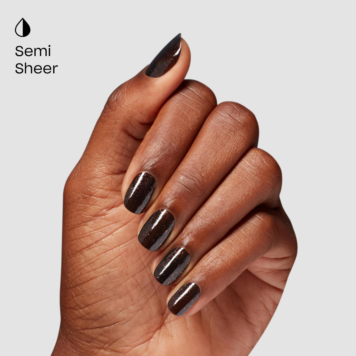 OPI Nail Lacquer Grunge Queen applied on nails