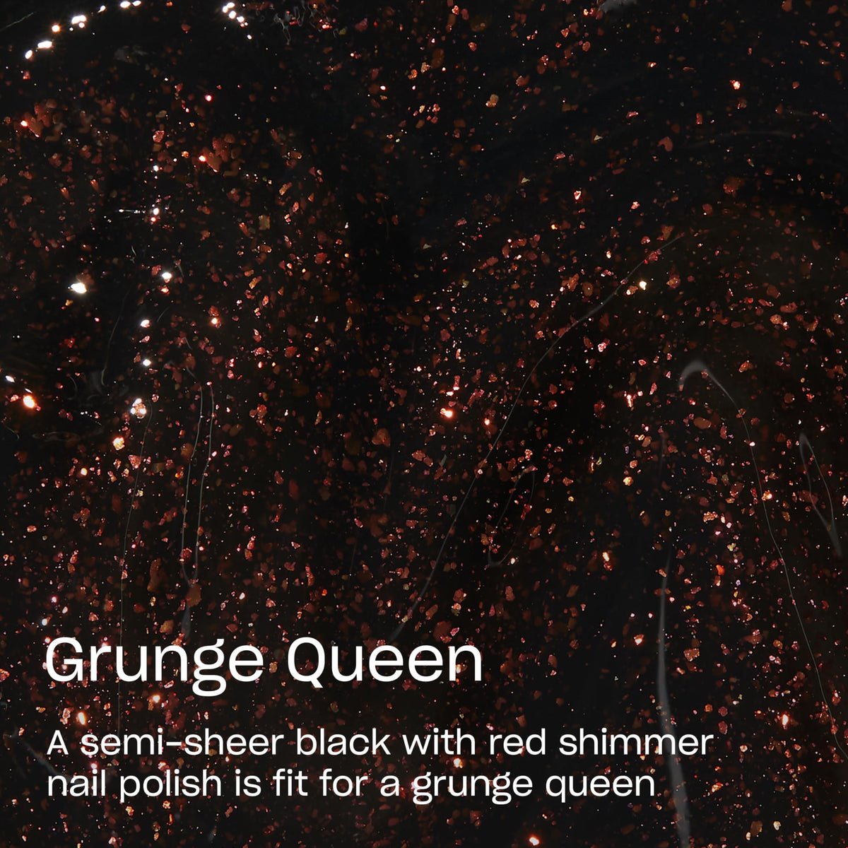 OPI Nail Lacquer Grunge Queen bottle side view