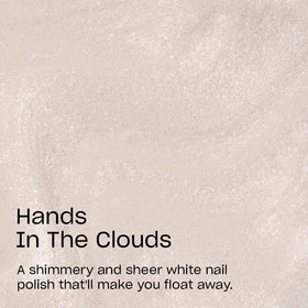 OPI Nail Lacquer Hands In The Clouds brush close-up