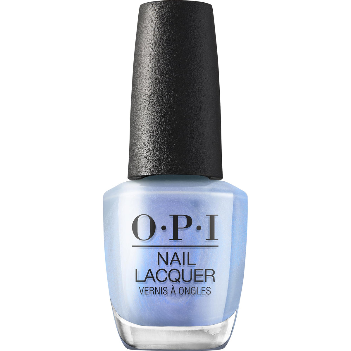 OPI Nail Lacquer Happy Play-ce sheer pastel blue shimmer front view