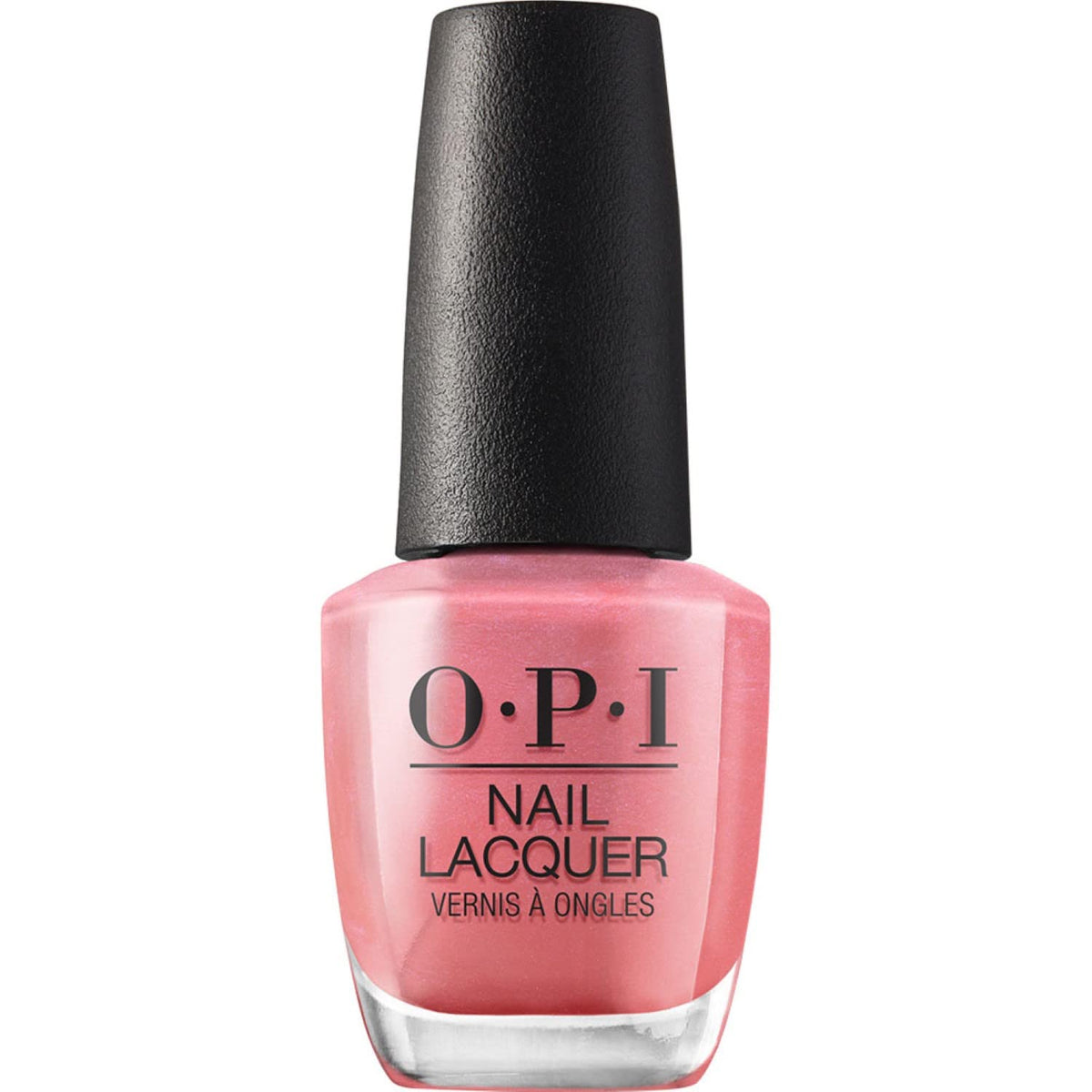 OPI Nail Lacquer Hawaiian Orchid front view with soft pink pearl finish